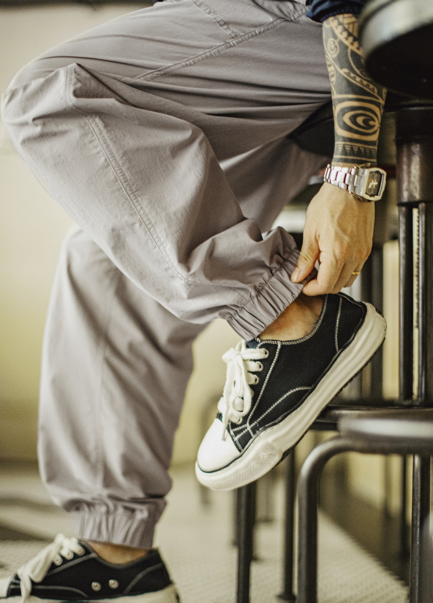 American Casual Water-Repellent Easy Pants Thin Commuter Men's Trousers - Harmony Gallery