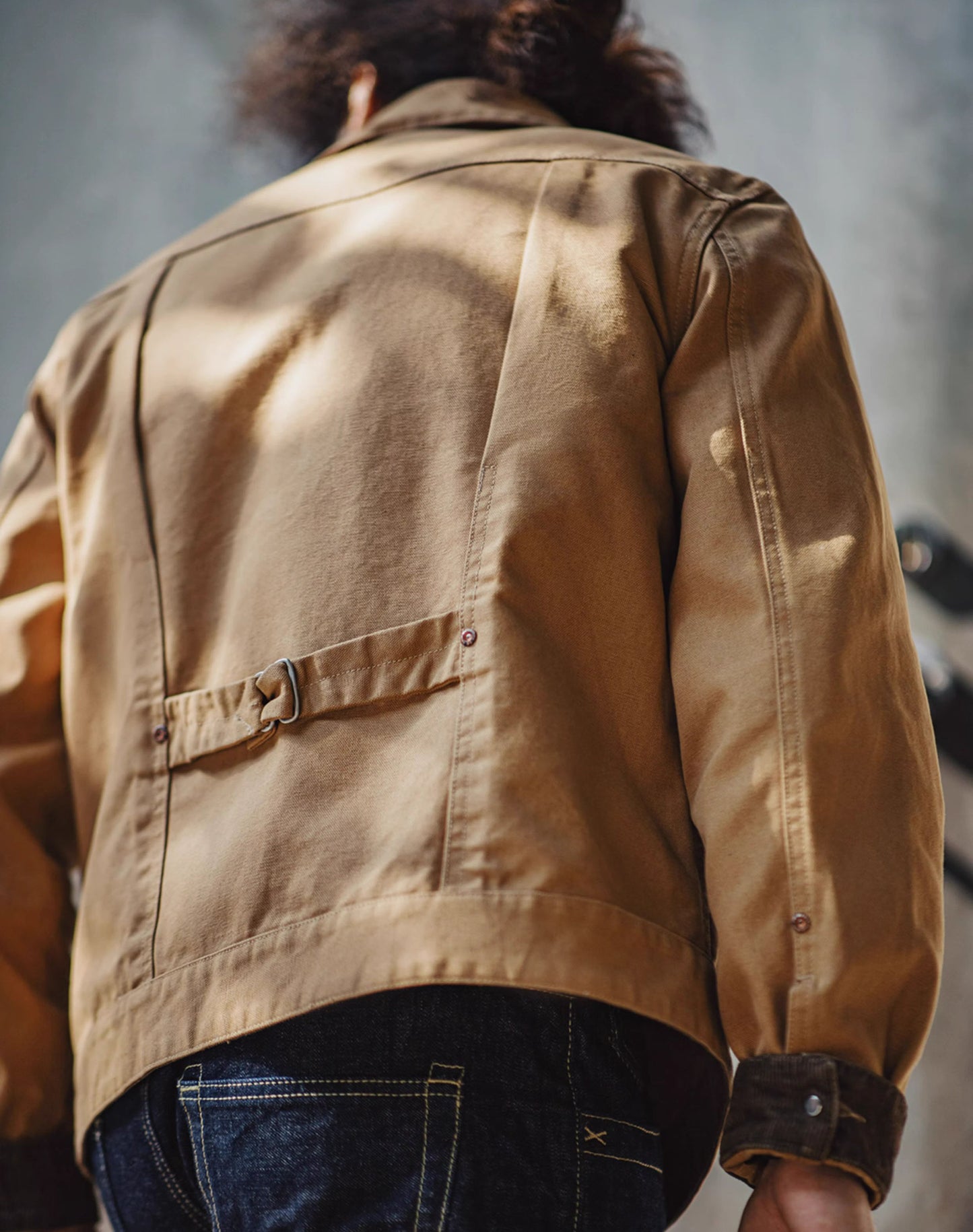 American Retro Western Ranch Maillard Heavy Canvas Men's Jacket