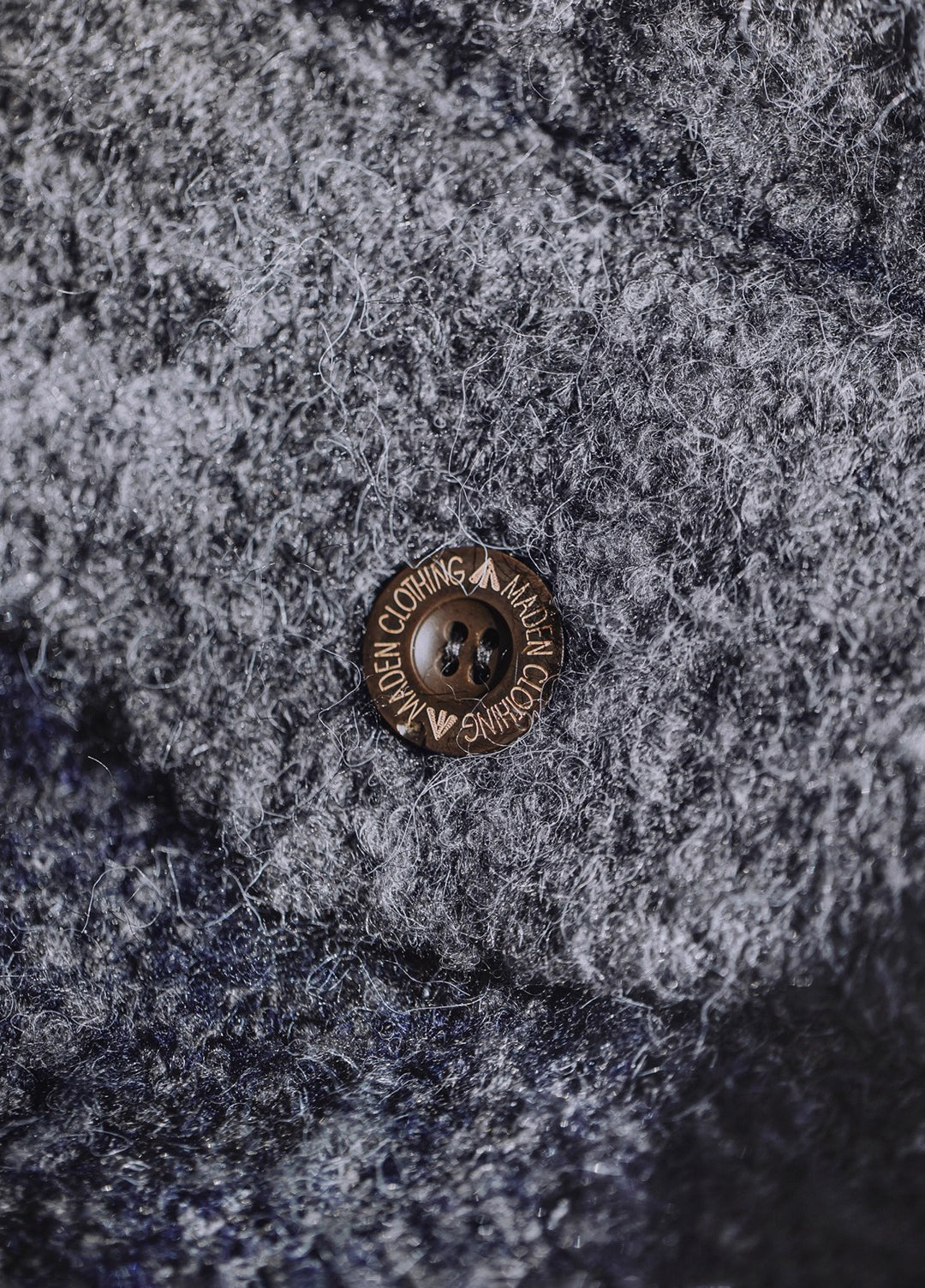 American Retro Buffalo Plaid Wool Coat Wool Blend Cardigan Men's Jacket - Harmony Gallery