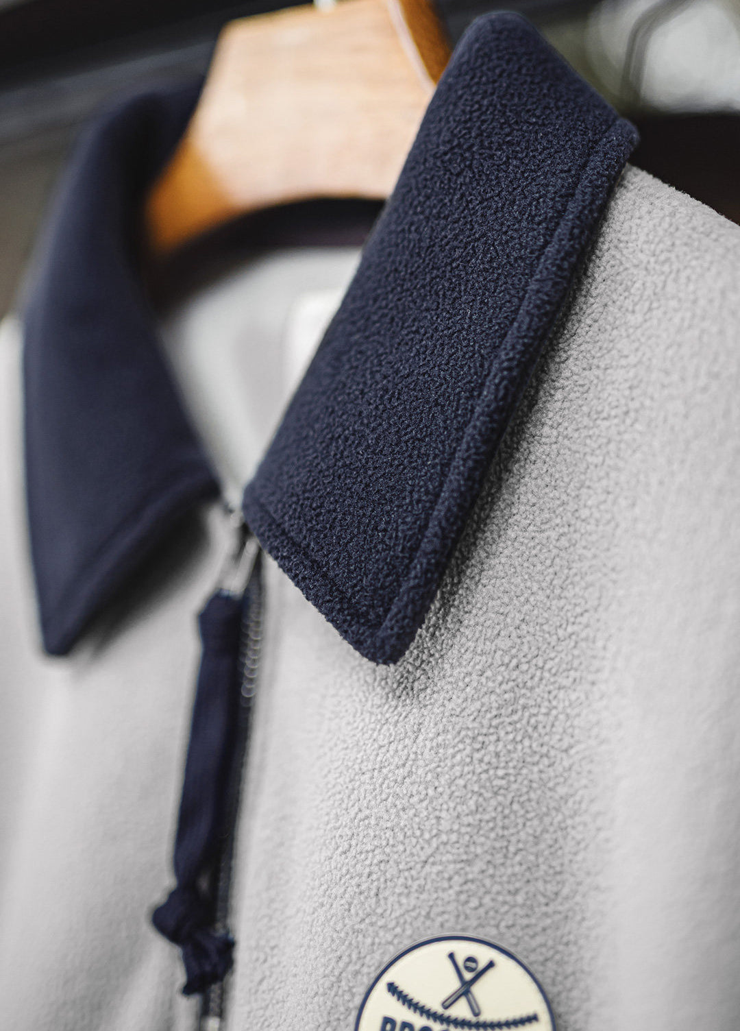 American Fleece College Contrasting Lepel Pullover Warm Men's Sweater - Harmony Gallery