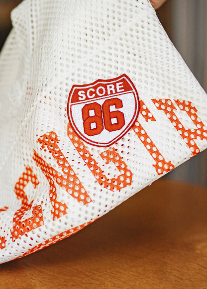 American Jersey Hollow Knitted Mesh Breathable Loose Half-Sleeved Men's T-Shirt - Harmony Gallery