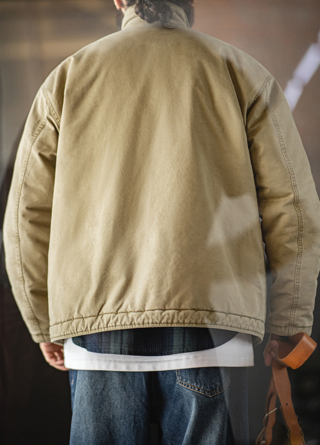 American Retro N1 Deck Suit Thickened Warm Cotton Short Quilted Men's Jacket