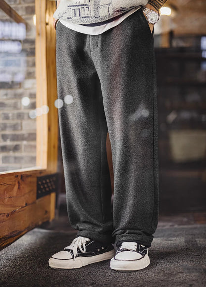 American Woolen Youthful And Energetic Style With A Draped Look Men's Trousers