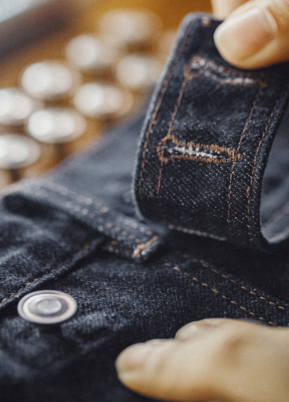 American Retro Vintage Bamboo Straight Washed Denim Men's Jeans - Harmony Gallery