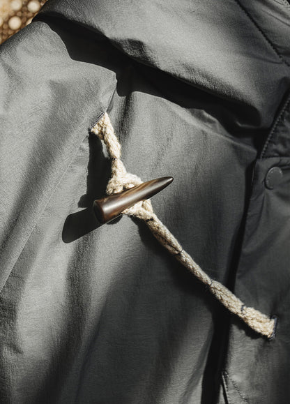 American N3B Gray Parka Coat Short Hooded Thickened Warm Cotton Men's Jacket