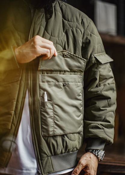 American Retro M51 Military With Large Pockets Warm Cotton-Padded Men's Jacket
