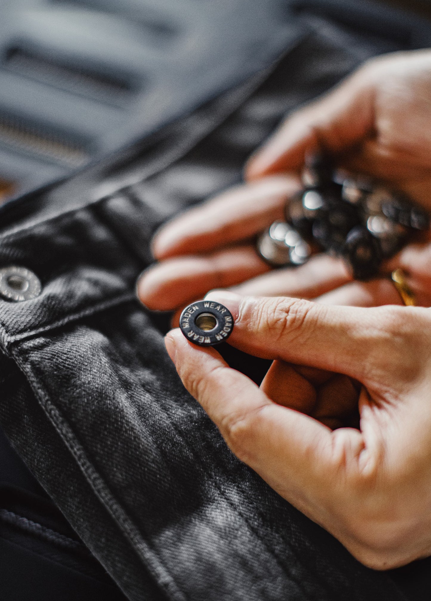 American Casual Washed Distressed Straight Slightly Tapered Carrot Men's Jeans - Harmony Gallery