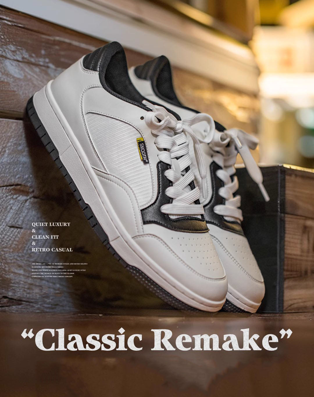 Black And White Breathable Sports And Leisure Men's Casual Shoes - Harmony Gallery