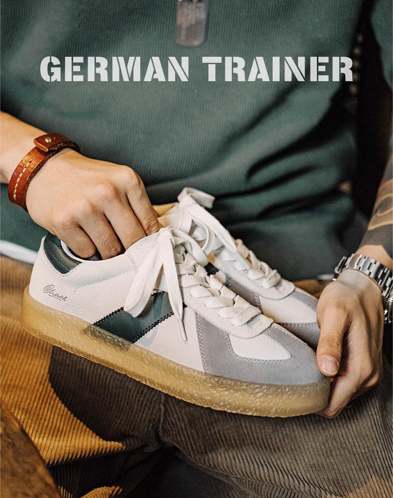 German Retro Low-Top Sports Thick-Soled Men's Casual Shoes - Harmony Gallery