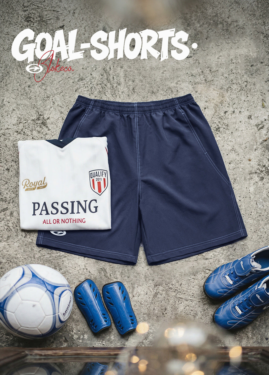American Retro Street Woven Breathable Sports Fitness Soccer Men's Shorts