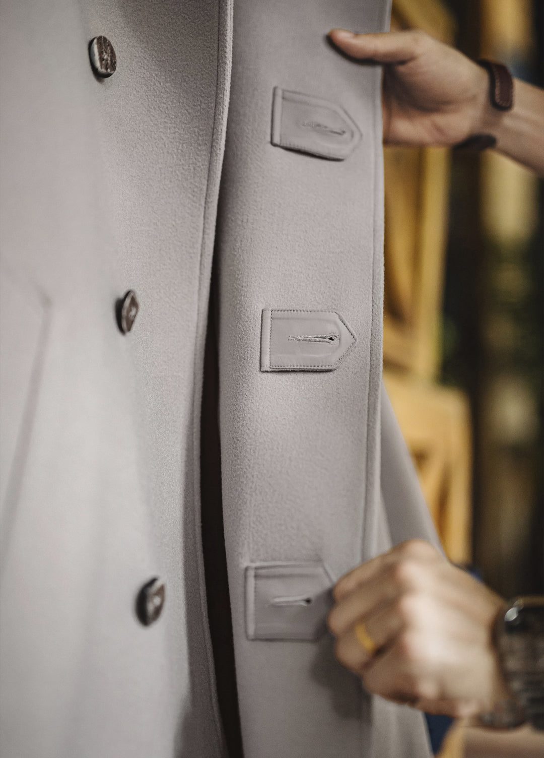 German Retro Mid-Length Oversized Outerwear Business And Leisure Men's Coat