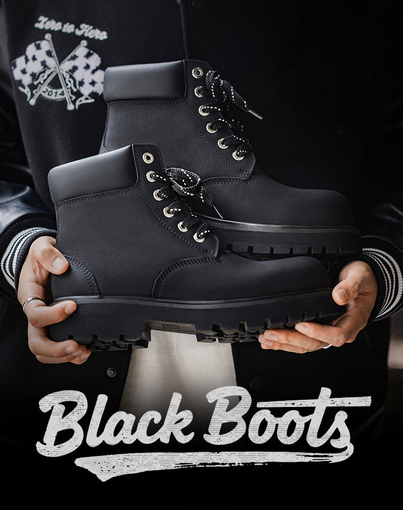 American Big Martin Boots Round Toe Work Mid-Cut Commuter Men's Boot - Harmony Gallery