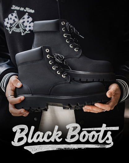 American Big Martin Boots Round Toe Work Mid-Cut Commuter Men's Boot - Harmony Gallery