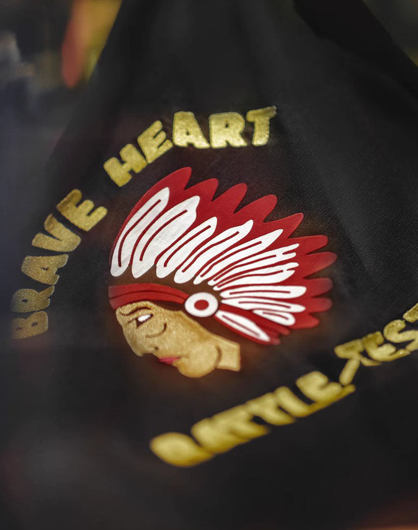 American Retro Navajo Heavy Embroidered Printed Men's T-Shirt - Harmony Gallery