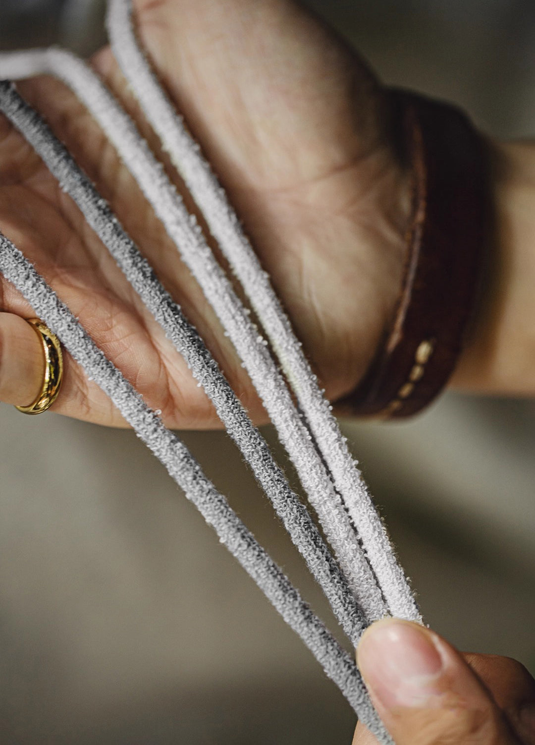 American Gray Rocky Plus Velvet Heavy Layered Pullover Men's Sweater - Harmony Gallery