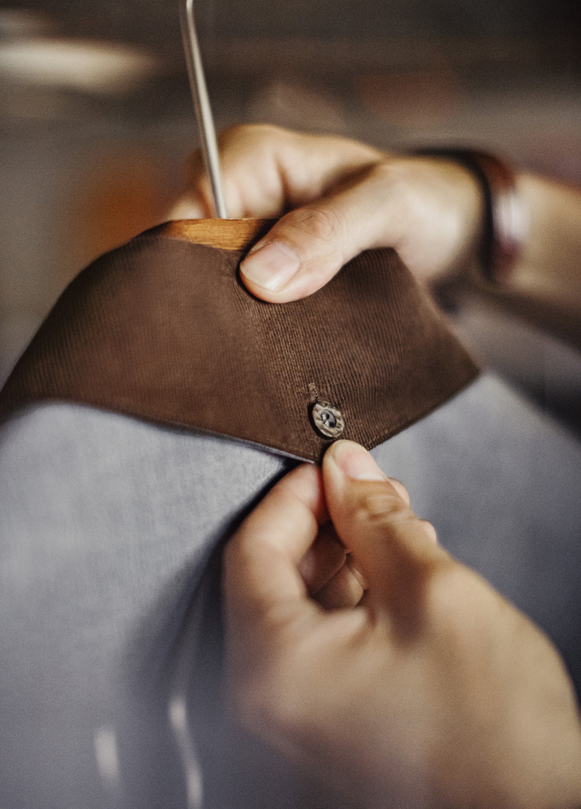 American Casual Corduroy Patchwork Meteorite Gray Thin Daily Men's Shirt - Harmony Gallery