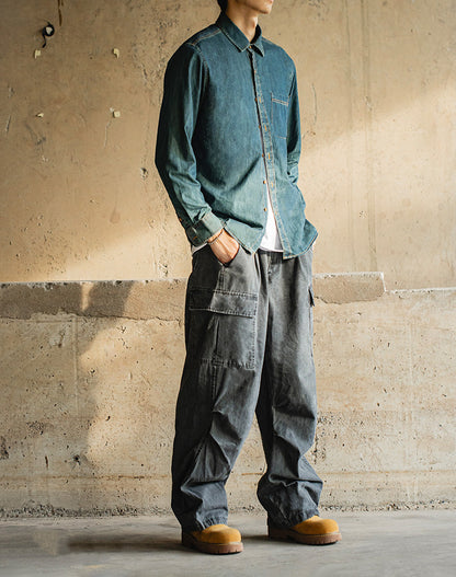 American Retro Mickey Round Head Big Martin Boots Thick Bottom Men's Boot - Harmony Gallery