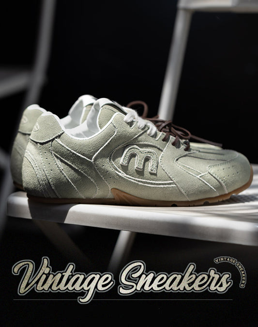 Deutsche Retro-Sportschuhe aus echtem Leder von Forrest Gump für Herren