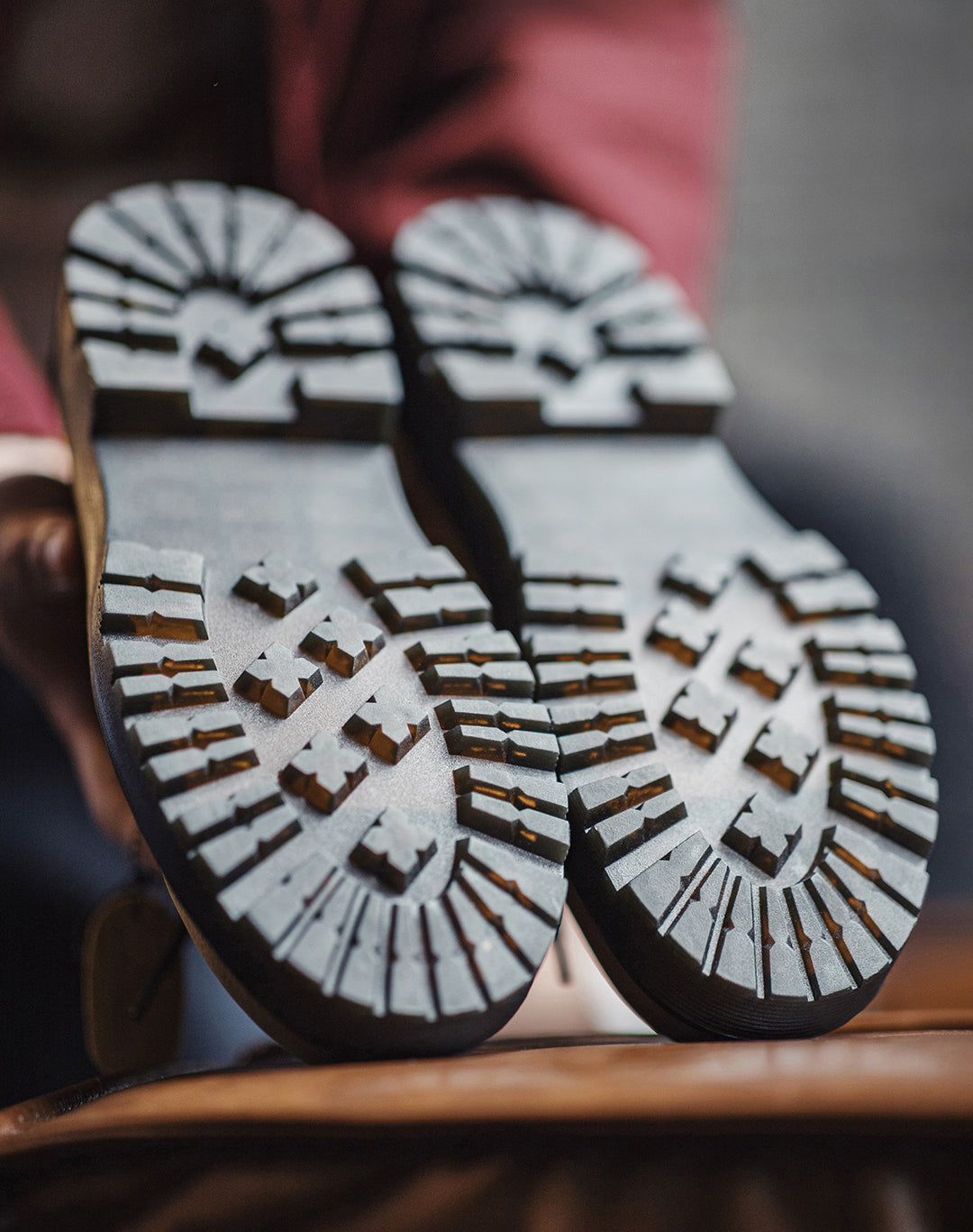 American Retro Derby Soft-Soled Leather Heightened Big Head Men's Dress Shoes - Harmony Gallery