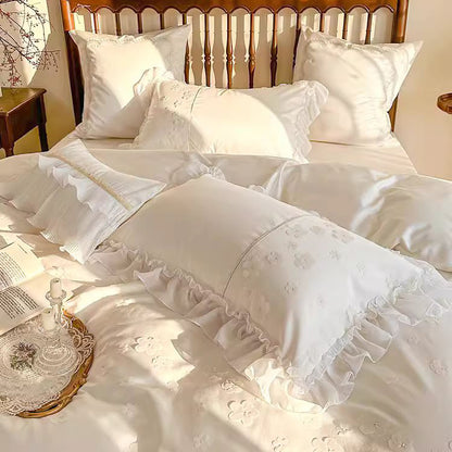 French Princess High-End Pure Cotton Four-Piece Bed Set