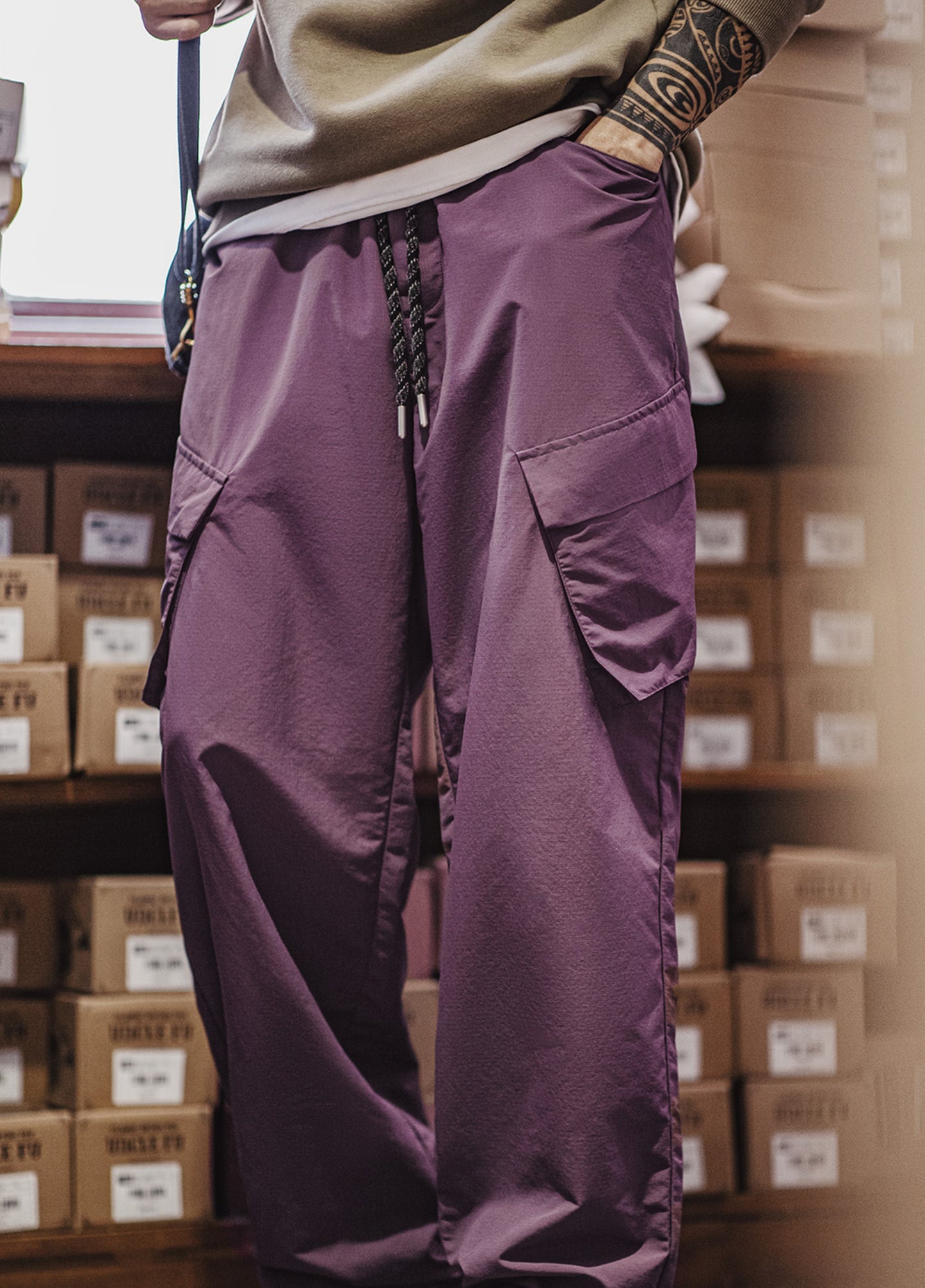 American Mountain Quick-Drying Large Pocket Breathable Thin Men's Trousers - Harmony Gallery