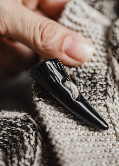 American Retro Baja Semi-Open Pullover Knitted Thin Draped Men's Sweater - Harmony Gallery