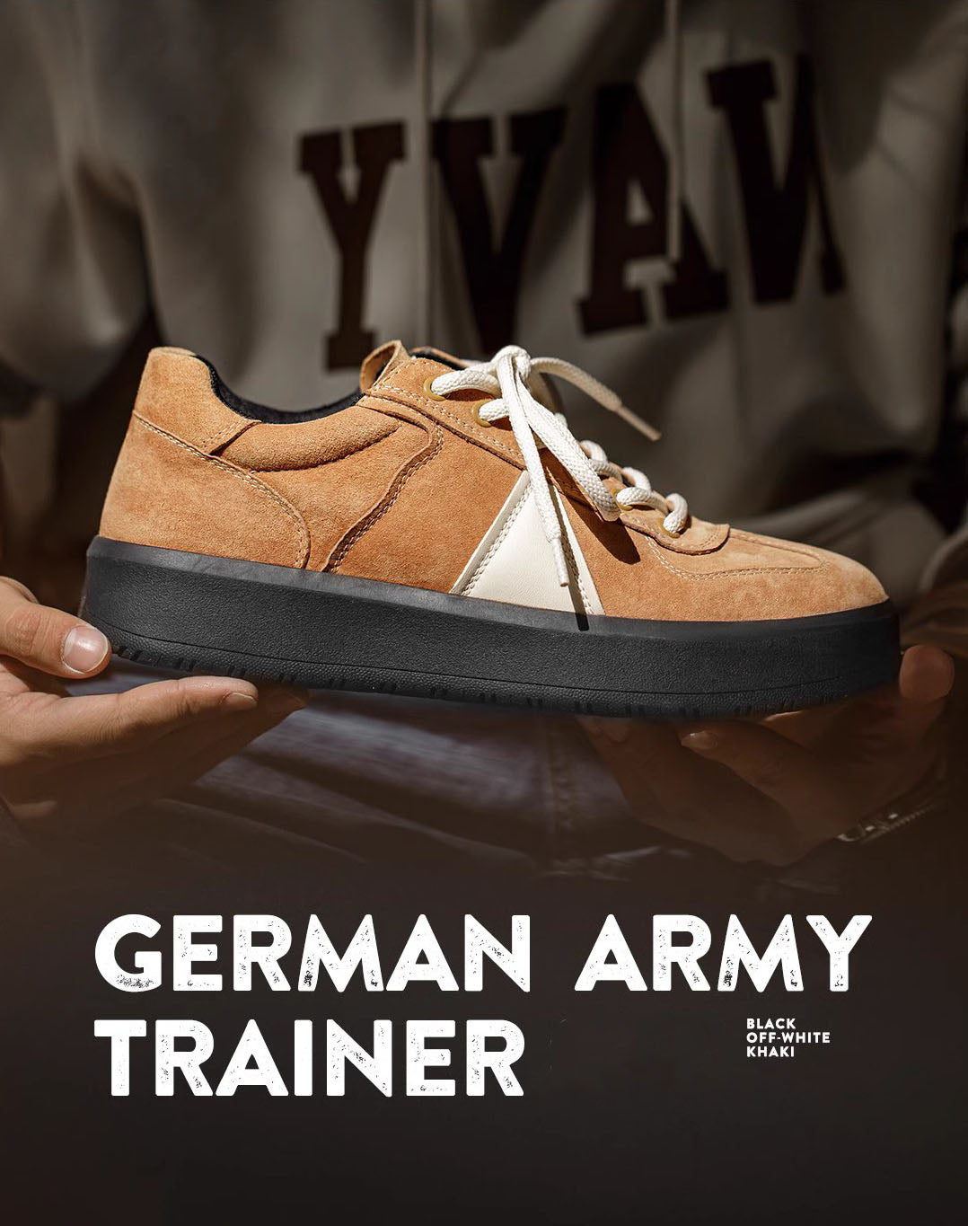 German Army Retro Thick-Soled Sports Men's Casual Shoes - Harmony Gallery