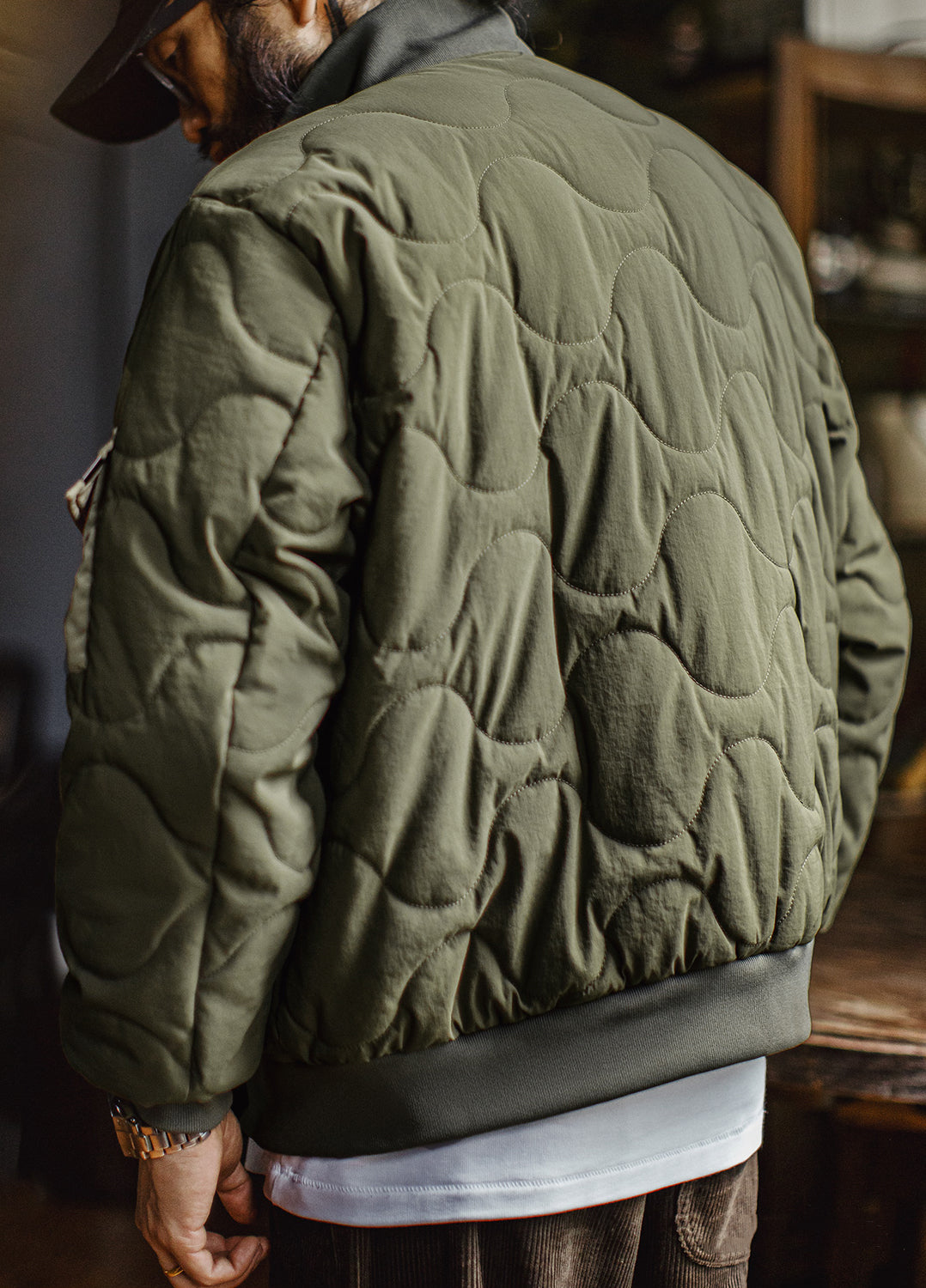 American Retro M51 Military With Large Pockets Warm Cotton-Padded Men's Jacket