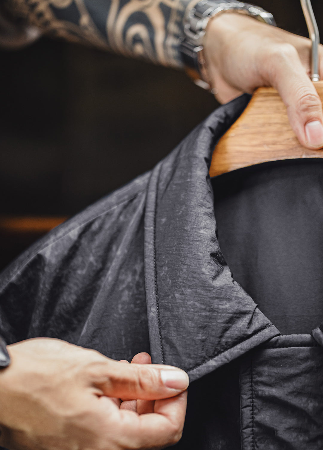 American Retro Batik M65 Hunting Warm and Rugged Cotton-Padded Men's Jacket