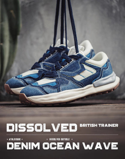 Dissolved Ying Retro All-Match Jogging Bread Men's Sports Shoes - Harmony Gallery