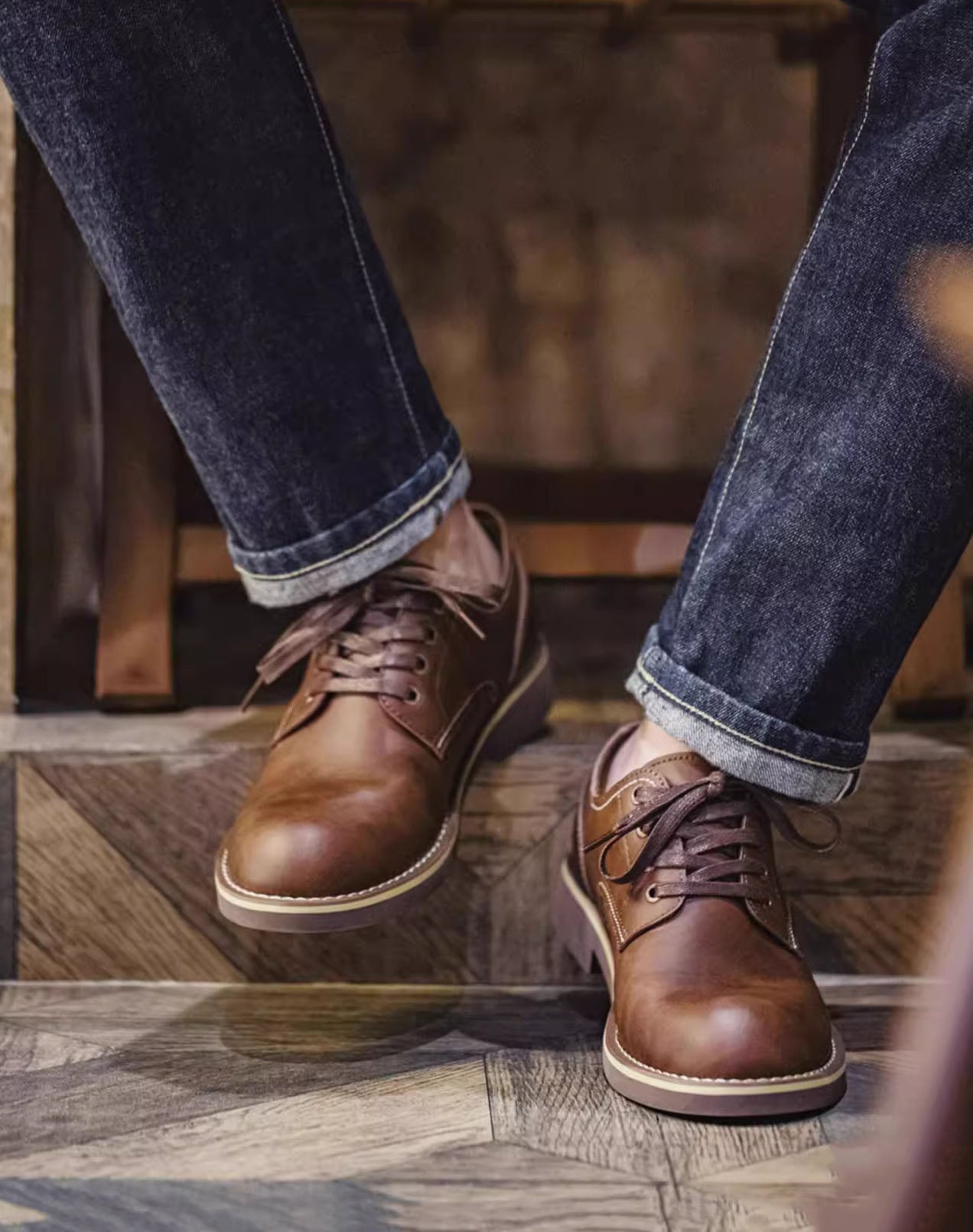 Jeans Tan Shoes Men Shirt Mens Brown Shoes With Jeans Oxford Shoes