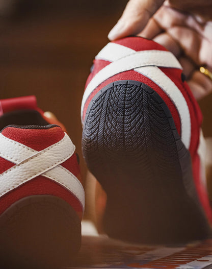 American Retro Ferrari Red Racing Sports Lightweight Unisex Casual Shoes - Harmony Gallery