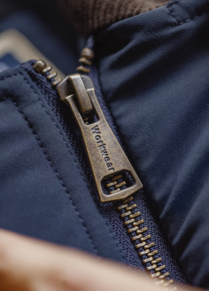 American Retro Safari Cotton Hunting Corduroy Patchwork Barn Men's Jacket - Harmony Gallery