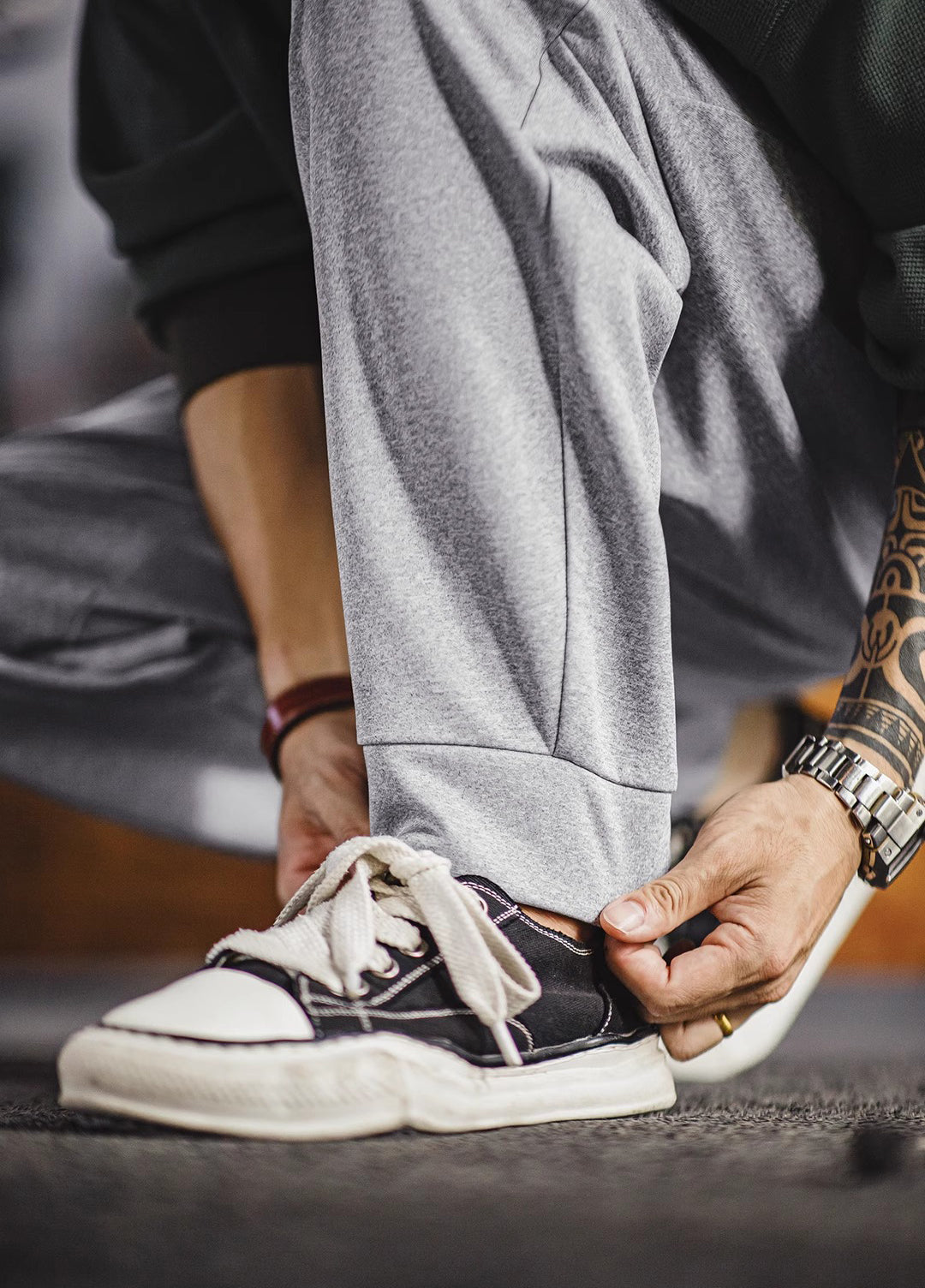 American Easy Pants Jogger Sweatpants Air Layer Anti-Wrinkle Men's Trousers