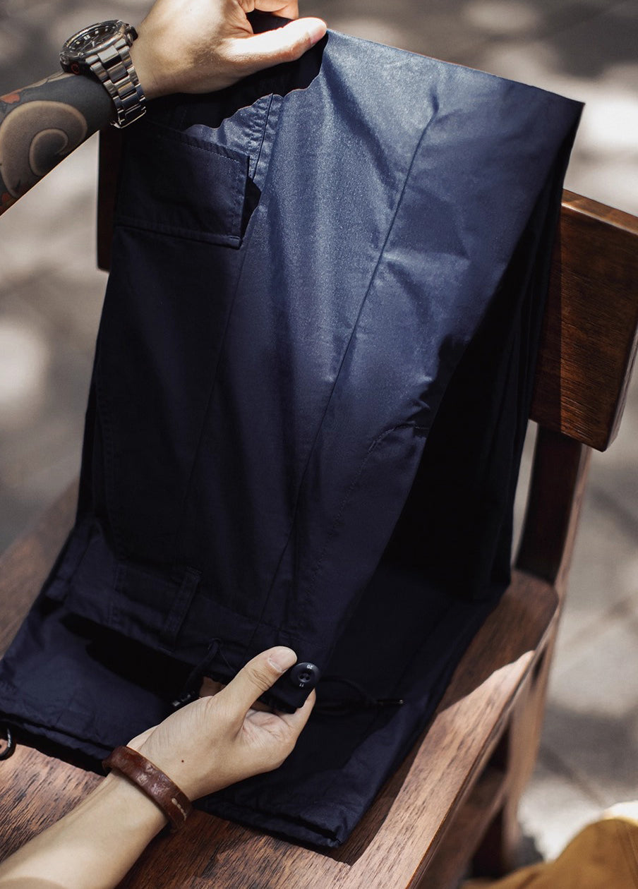 American M65 Large Pocket City Boy Woven Tapered Long Men's Trousers