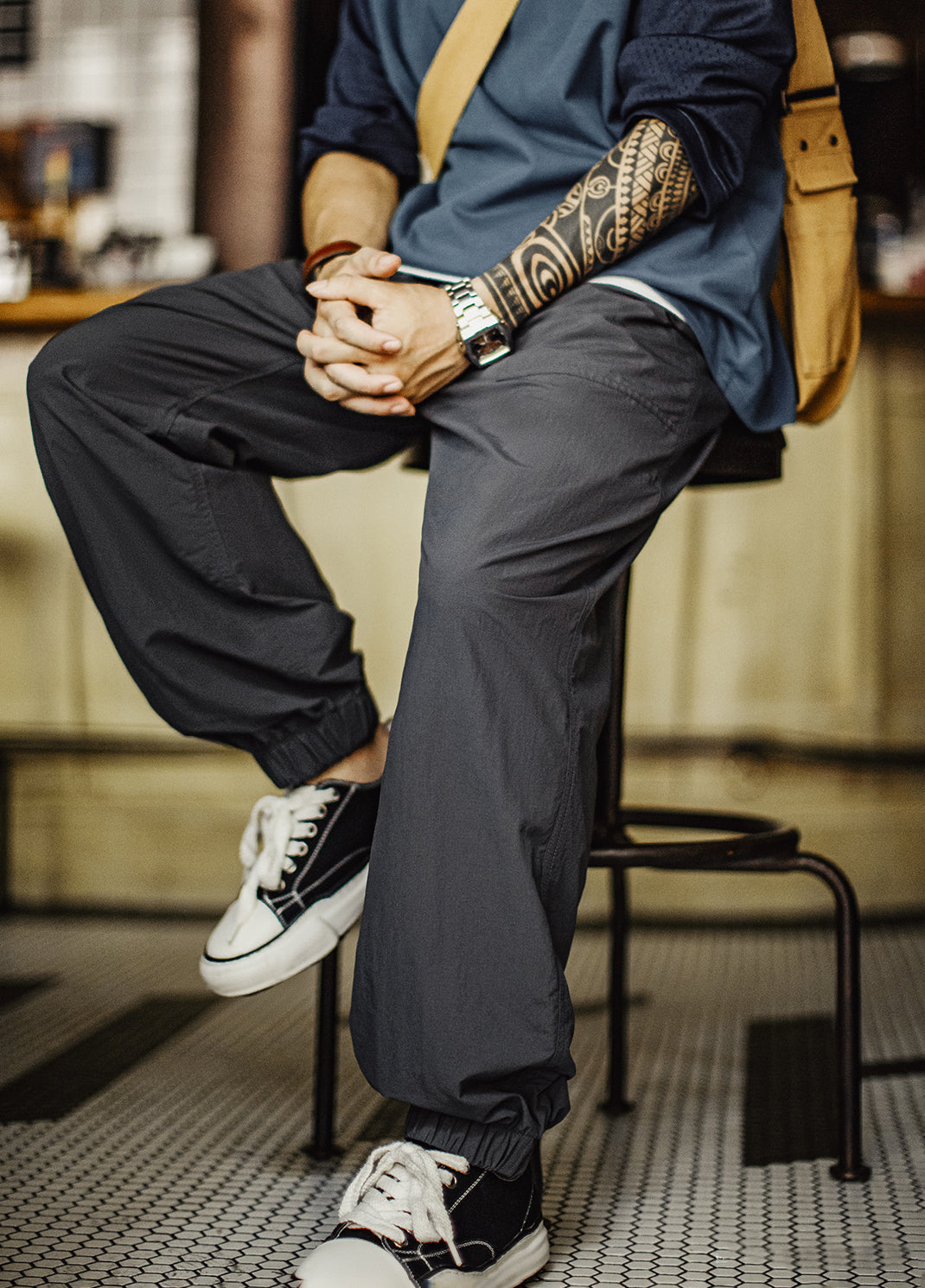 American Casual Water-Repellent Easy Pants Thin Commuter Men's Trousers - Harmony Gallery