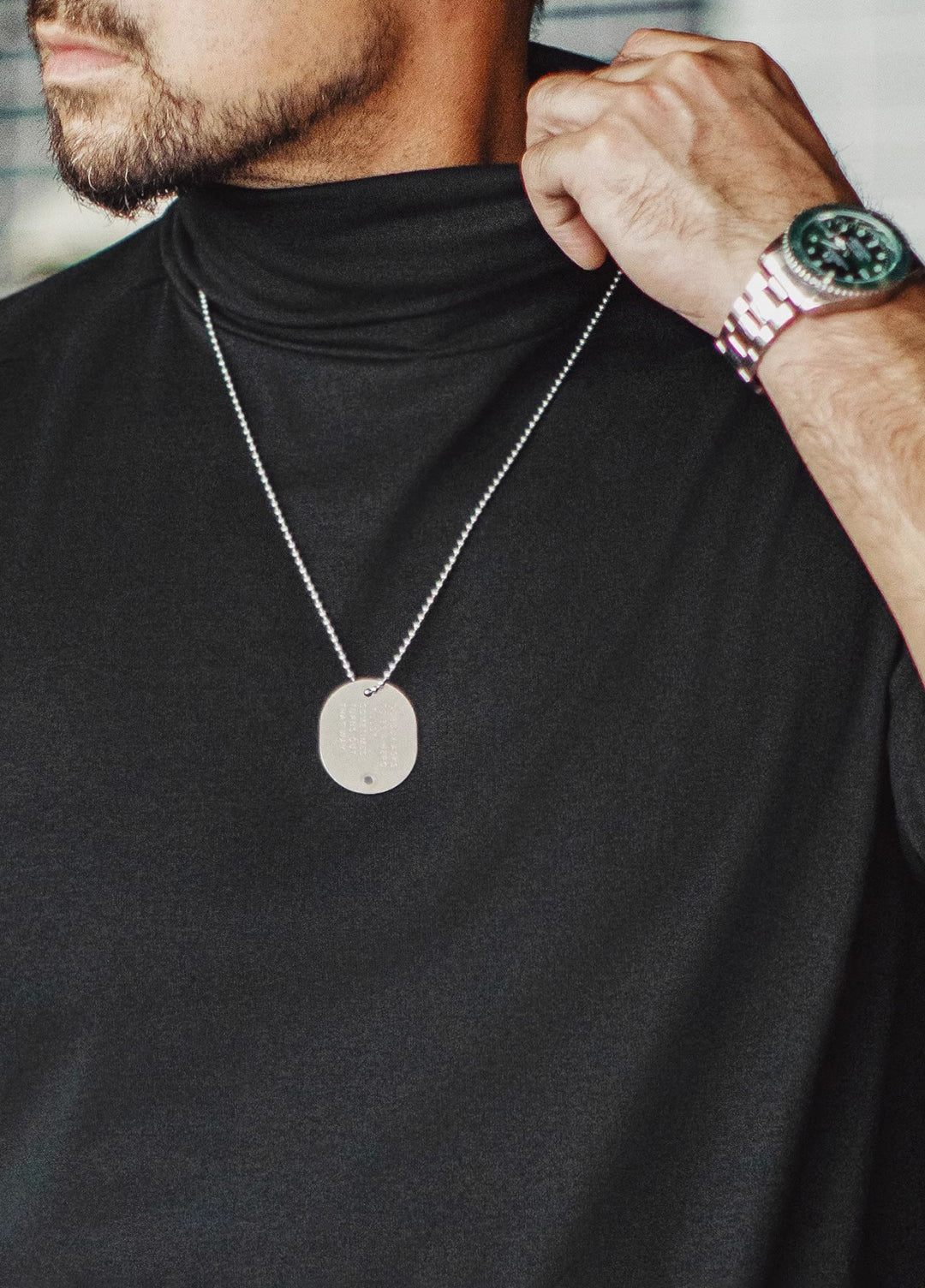 American Retro Bottoming Antibacterial Half-High Collar Thermal Men's Sweater - Harmony Gallery