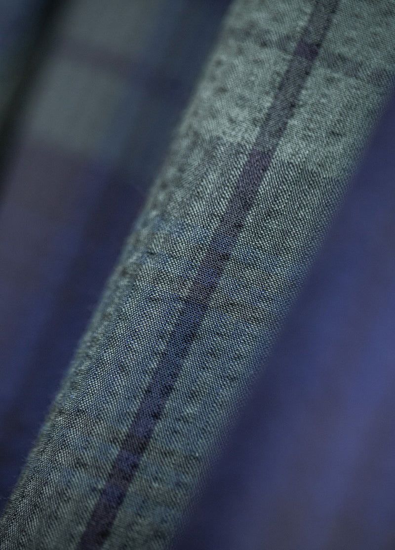 American Retro Casual Scottish Plaid Seersucker Textured Men's Trousers - Harmony Gallery