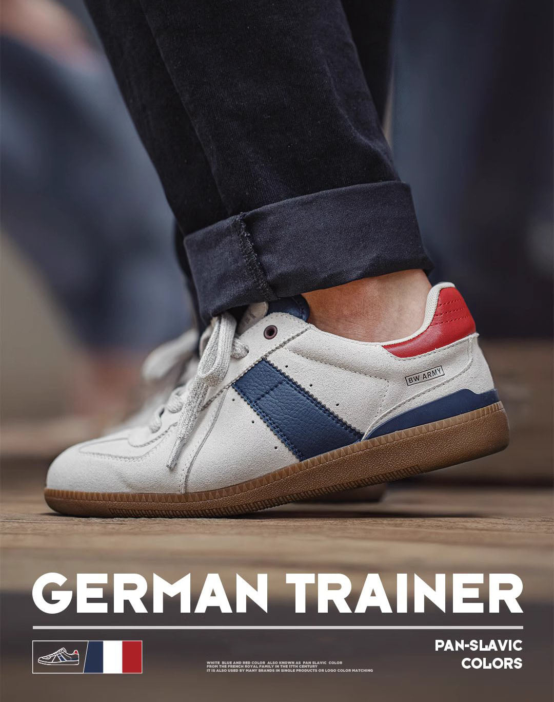 German Retro Versatile Classic Moral Low-Top Men's Casual Shoes