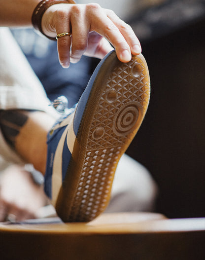 German Retro Sports Forrest Gump Mesh Polar Blue Breathable Men's Casual Shoes - Harmony Gallery