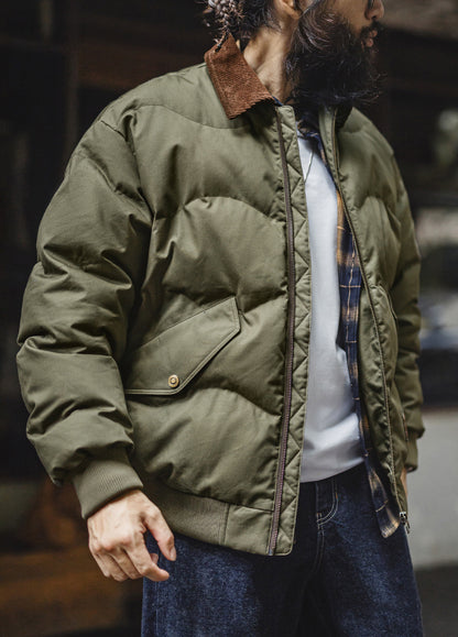 American Retro CWU 45 P Flight Short Warm Bomber Cotton-Padded Men's Jacket