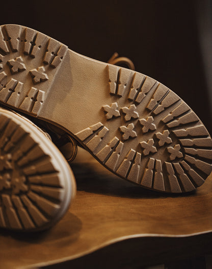 American Retro Hunting Boots Desert Yellow Mid-Cut Martin Outdoor Men's Boot - Harmony Gallery