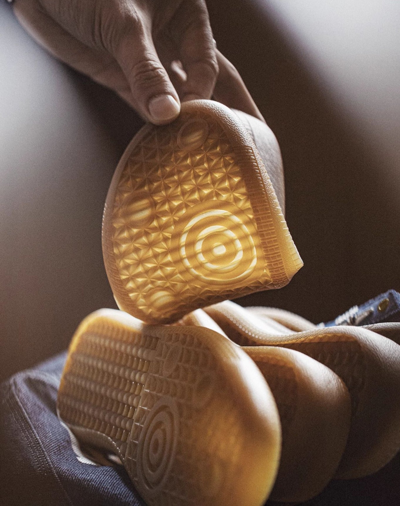 German Retro Sports Forrest Gump Mesh Polar Blue Breathable Men's Casual Shoes - Harmony Gallery