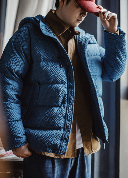 American Workwear Seersucker Outerwear High Loft Textured Men's Jacket