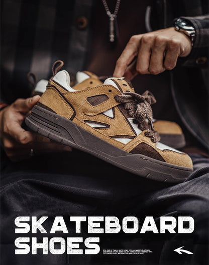 American Retro Skateboard Suede Sports Men's Casual Shoes