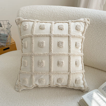 Almofadas decorativas modernas com textura chique e aconchegante