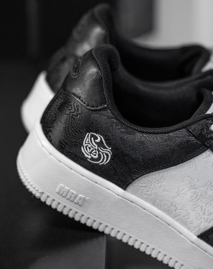 Air Force Edition Panda Silk Breathable Thick-soled Embroidered Men's Casual Shoes - Harmony Gallery