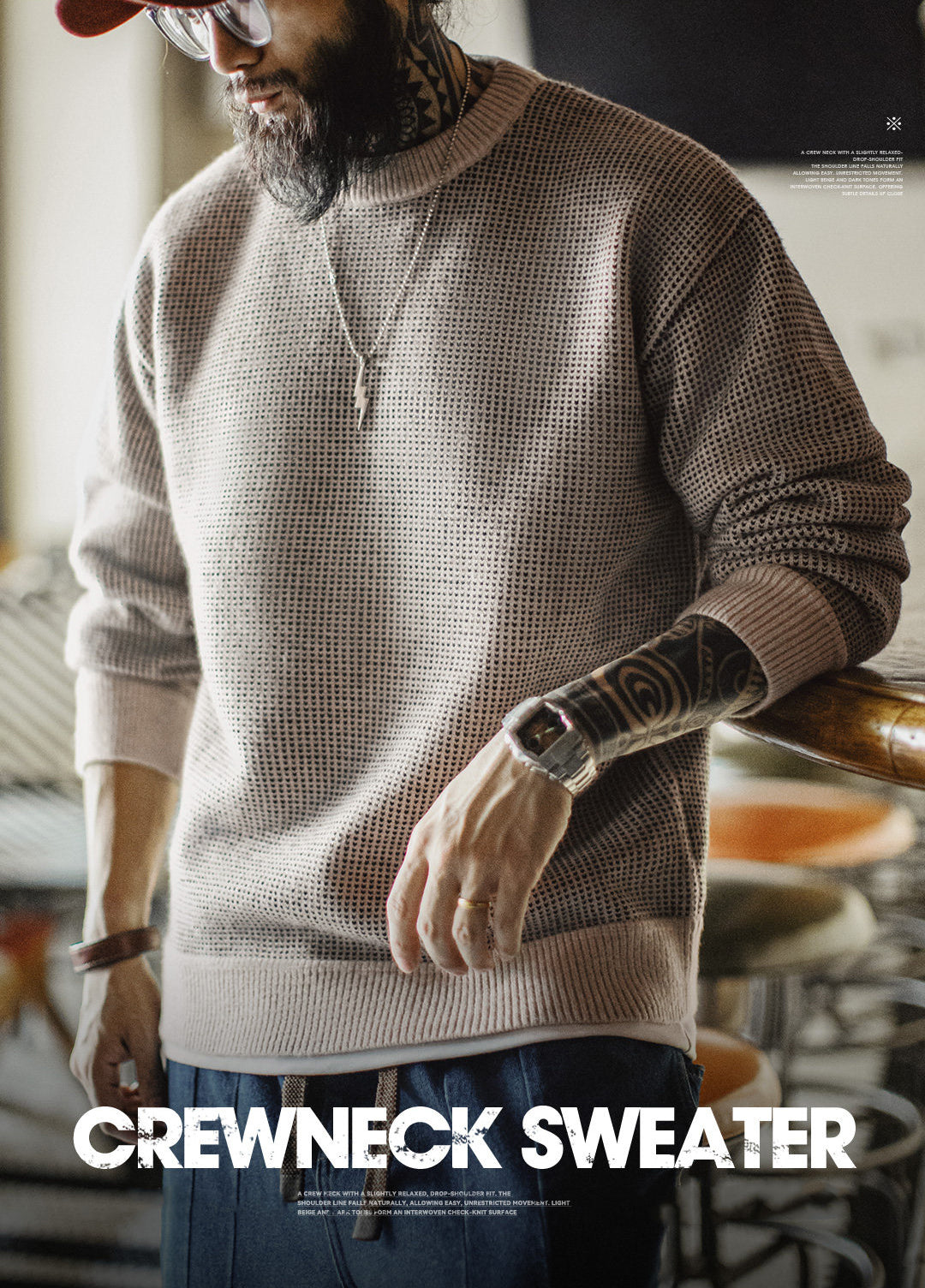 American Old Money Pullover Drape Knitted Warm Elasticity Men's Sweater - Harmony Gallery