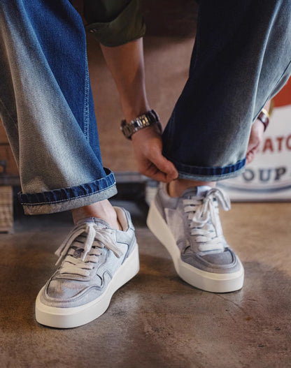 American Star Gray Silk Versatile Thick-Soled Breathable Sports  Men's Casual Shoes - Harmony Gallery