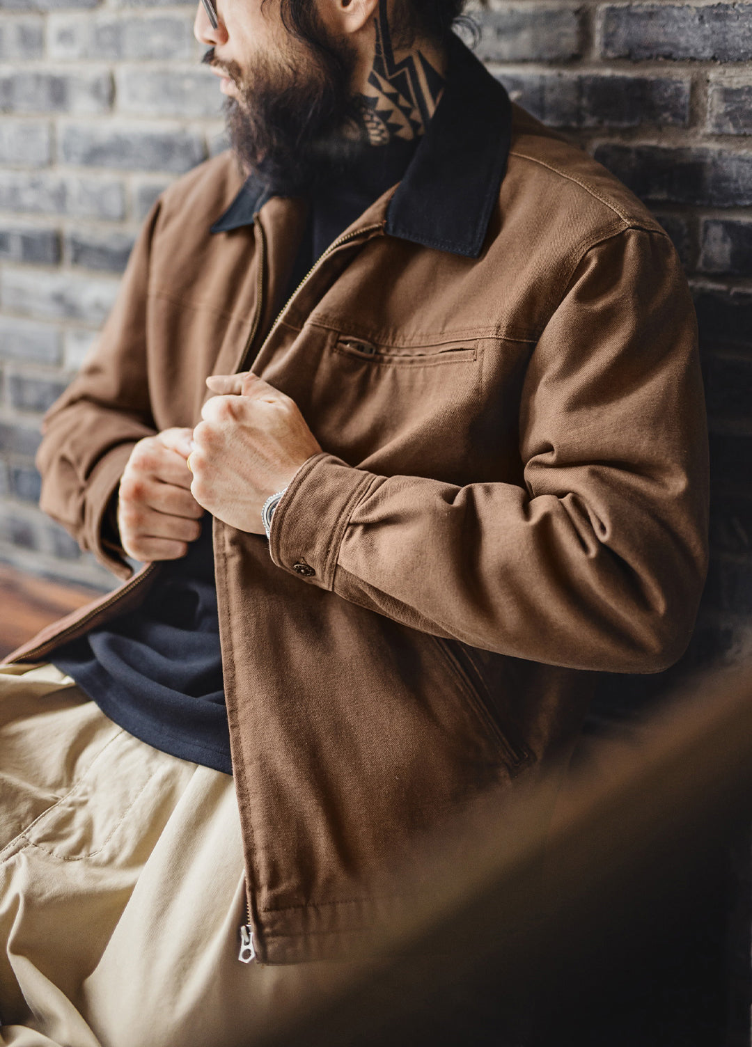 American Retro Detroit Cotton Interstellar Hunting Outfit Keep Warm Men's Jacket